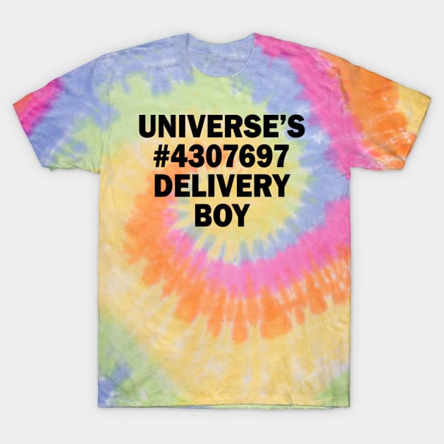 Universe’s #4307697 Delivery Boy T-Shirt by THRILLHO